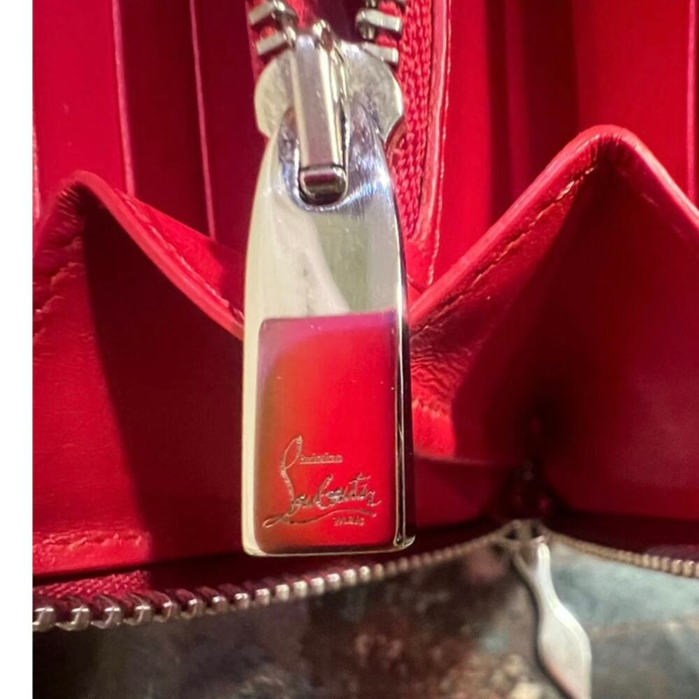CHRISTIAN LOUBOUTIN Panettone wallet in Rose MultiMetal - Picture 6 of 15